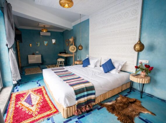 Suite Majorelle avec Hammam et Jacuzzi Privatif